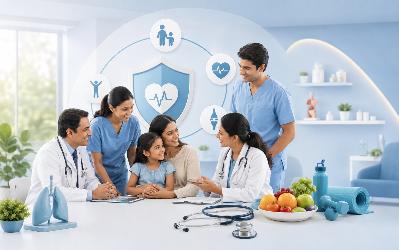 Multispeciality hospital care